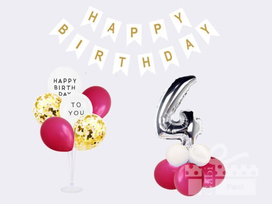 Gimtadieniu dekoracijos - balionai gimtadieniui
