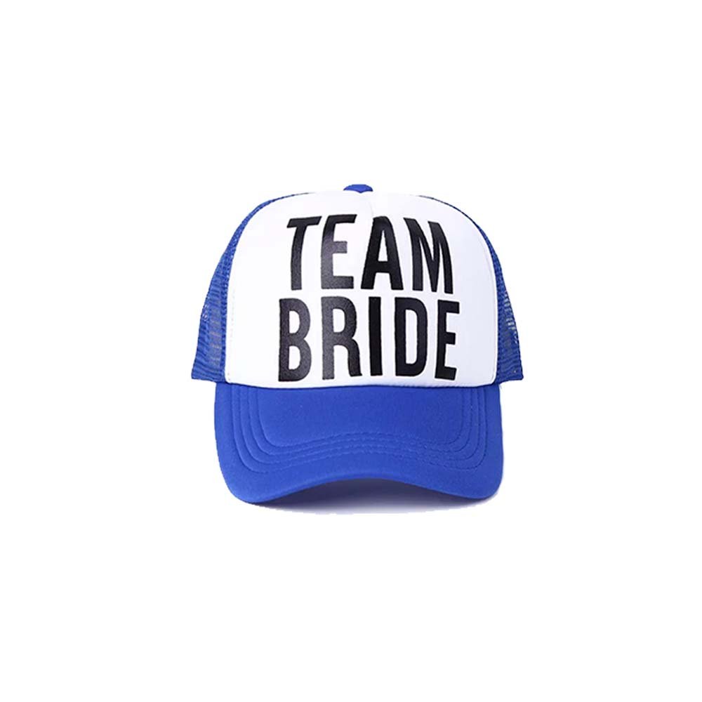 Mėlyna mergvakario kepurė TEAM BRIDE