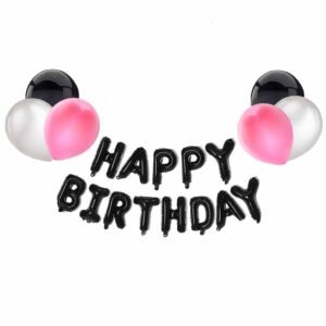 Pripučiama girlianda Happy Birthday